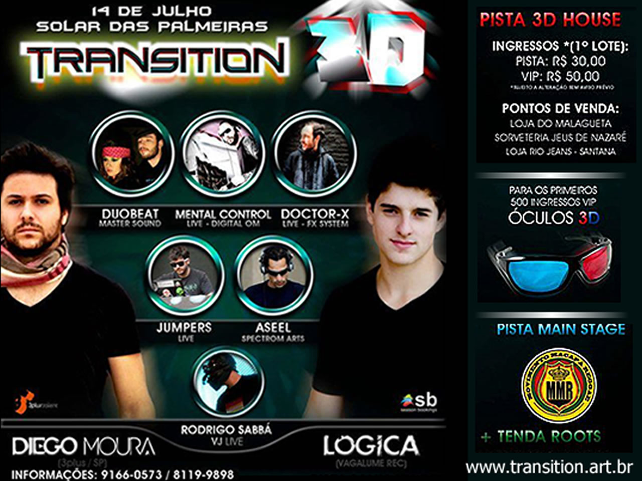 Evento Transition 3D